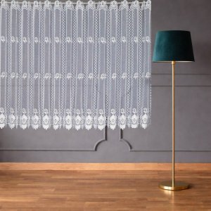 Ekskluzywna firana z gipiurą 120 cm SEMPRE