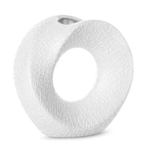 NOWOCZESNY WAZON DEKORACYJNY ~ BIAŁY WAZON CERAMICZNY ~ RISO/5