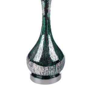 NOWOCZESNA LAMPA Z WELUROWYM ABAŻUREM ~ LAMPA STOJĄCA W STYLU GLAMOUR ~ ADA-01