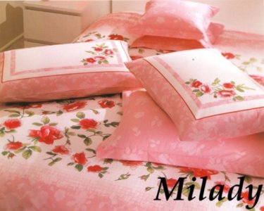 POŚCIEL TAC ~ 160x220 4cz ~ LINIA RANFORCE - MILADY RÓŻ