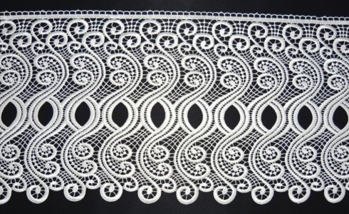 TURECKA GIPIURA DO FIRAN ~ wzór nr 94 KREM ~ wys. 26cm