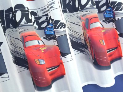 FIRANA DZIECIĘCA Z WOALU DRUKOWANEGO ~ "CARS" ~ 160