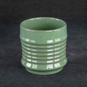 MIĘTOWA DONICA DEKORACYJNA ~ INDUSTRIALNA DONICZKA CERAMICZNA ~ SAMI1-02 ~ KPL. 2SZT.