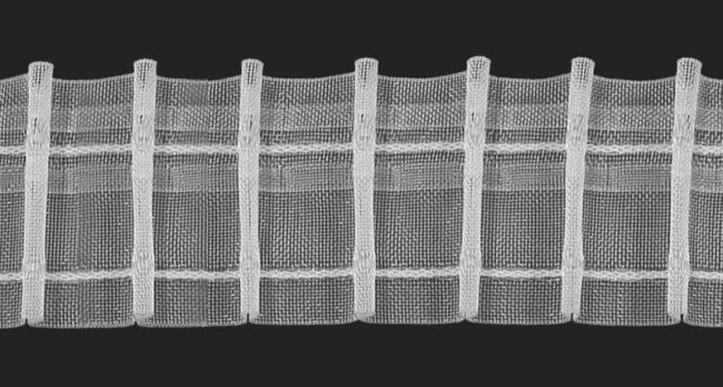 TAŚMA MARSZCZĄCA DO FIRAN I ZASŁON ~ OŁÓWEK 20411 1:2 ~ wys. 5cm