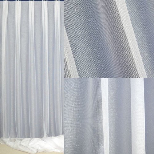 Nowoczesna firana z siatki do salonu BIRNE