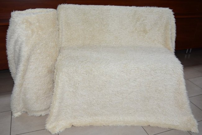 TKANINA NARZUTOWA "MOKRA WŁOSZKA" KREM ~ 160