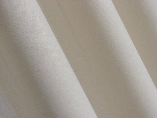 JEDNOKOLOROWA TKANINA ZASŁONOWA IKEA ~ "CANVAS" KREM ~ 140