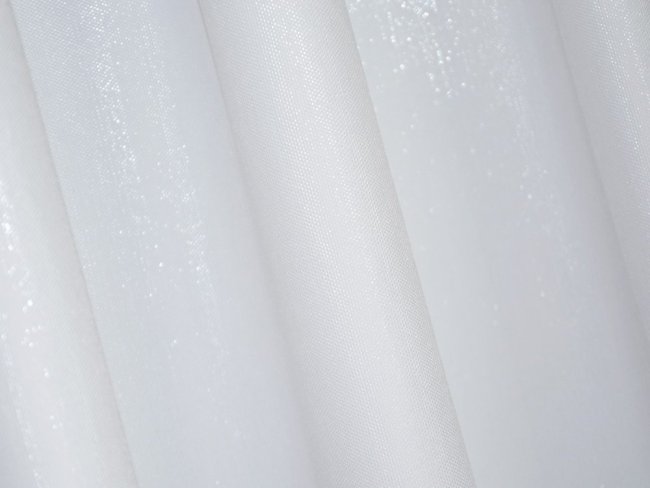 NOWOCZESNE - BŁYSZCZĄCE ZASŁONY W STYLU GLAMOUR ~ "SHINY" BIEL ~ 290