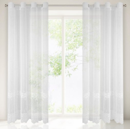 GOTOWE FIRANY DEKORACYJNE NA PRZELOTKACH CURLY ~ nr 1171 ~ 1,40m x 2,50m