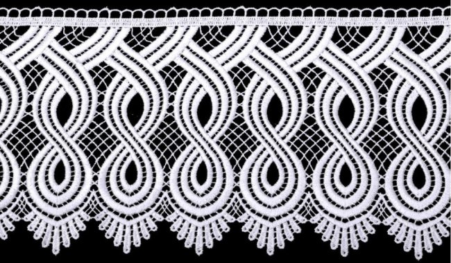 TURECKA GIPIURA DO FIRAN ~ wzór nr 50 BIEL ~ wys. 20cm