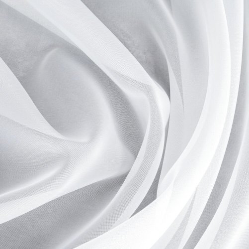 firana gładka szyta na wymiar biały woal