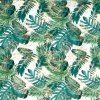 Zasłony z weluru w liście palmowe - nowoczesne zasłony monstera - "Davos I" - 290